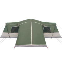 Produktbild för Tält för 16 personer med tak Grön 680 x 510 x 210 cm