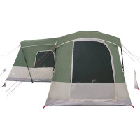 Produktbild för Tält för 16 personer med tak Grön 680 x 510 x 210 cm