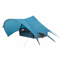 Produktbild för Tält med tipi för 3 personer Blå och grå 312 x 312 x 197 cm