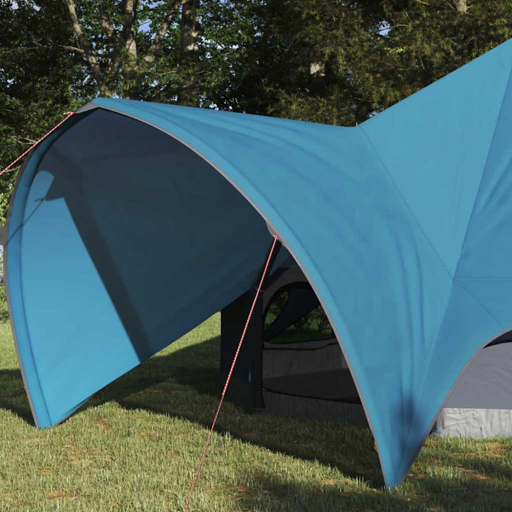 Produktbild för Tält med tipi för 3 personer Blå och grå 312 x 312 x 197 cm