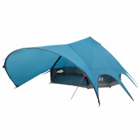 Produktbild för Teepee Tält 9-Personer med tak Blå och grå 502 x 502 x 297 cm