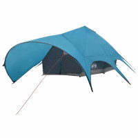 Produktbild för Teepee Tält 9-Personer med tak Blå och grå 502 x 502 x 297 cm