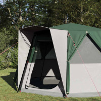 Produktbild för Kabitent för 6 personer med tak Grön 425 x 396 x 222 cm