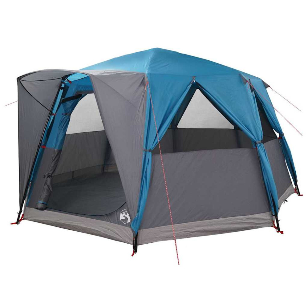 Produktbild för Kabitent för 6 personer med tak Blå 425 x 396 x 222 cm