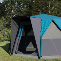 Produktbild för Kabitent för 6 personer med tak Blå 425 x 396 x 222 cm