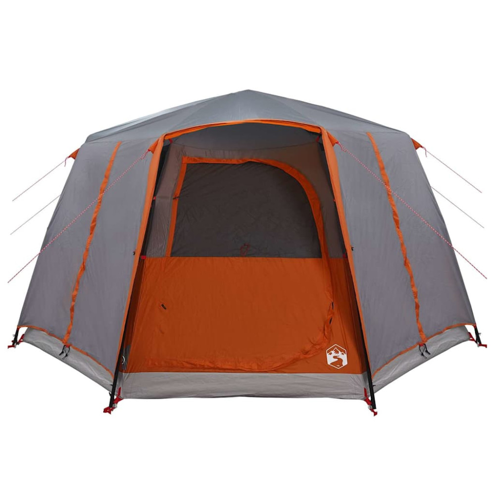 Produktbild för Kabitent för 6 personer Grå och orange 425 x 396 x 222 cm