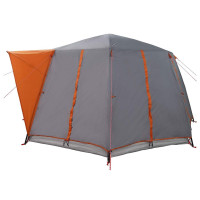 Produktbild för Kabitent för 6 personer Grå och orange 425 x 396 x 222 cm
