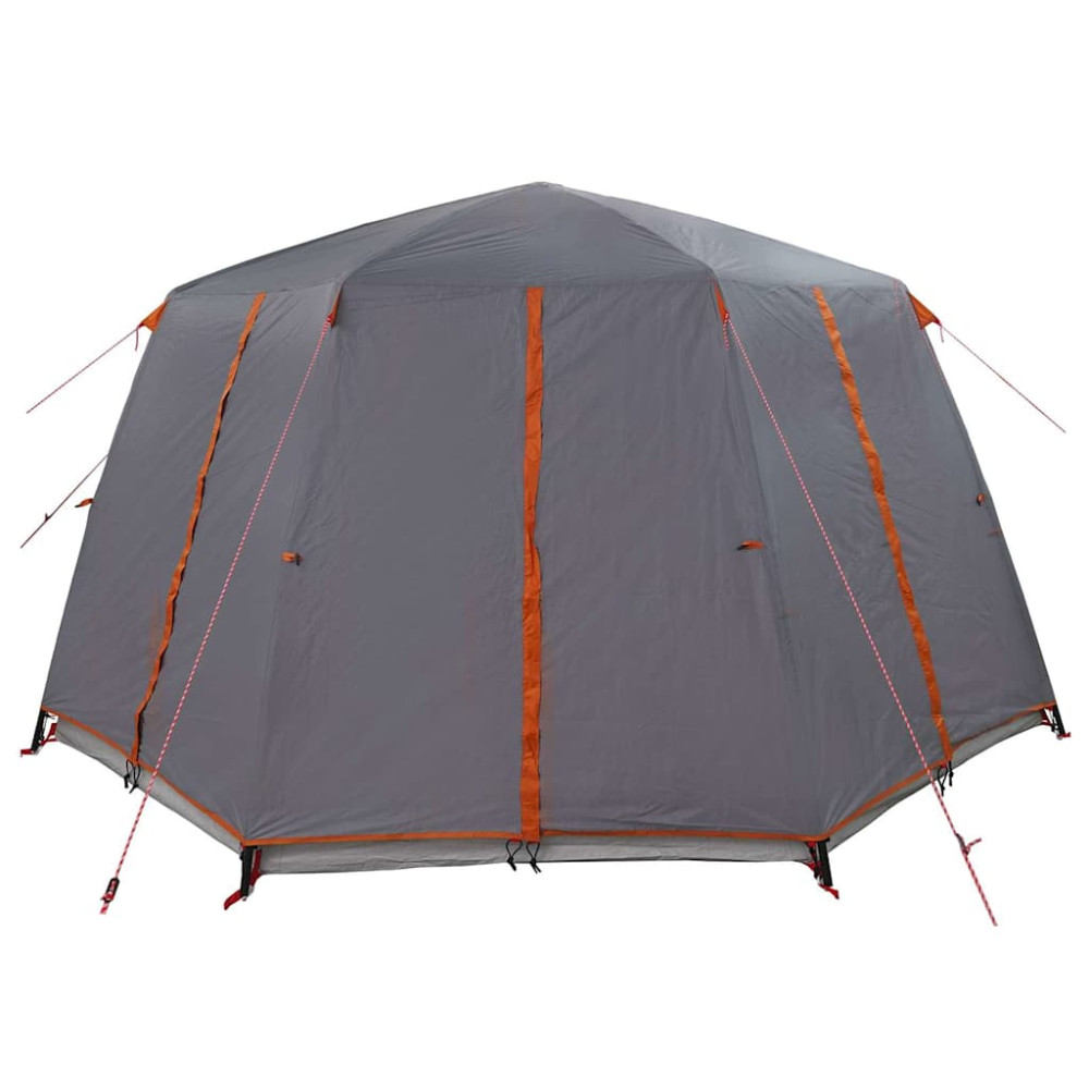 Produktbild för Kabitent för 6 personer Grå och orange 425 x 396 x 222 cm