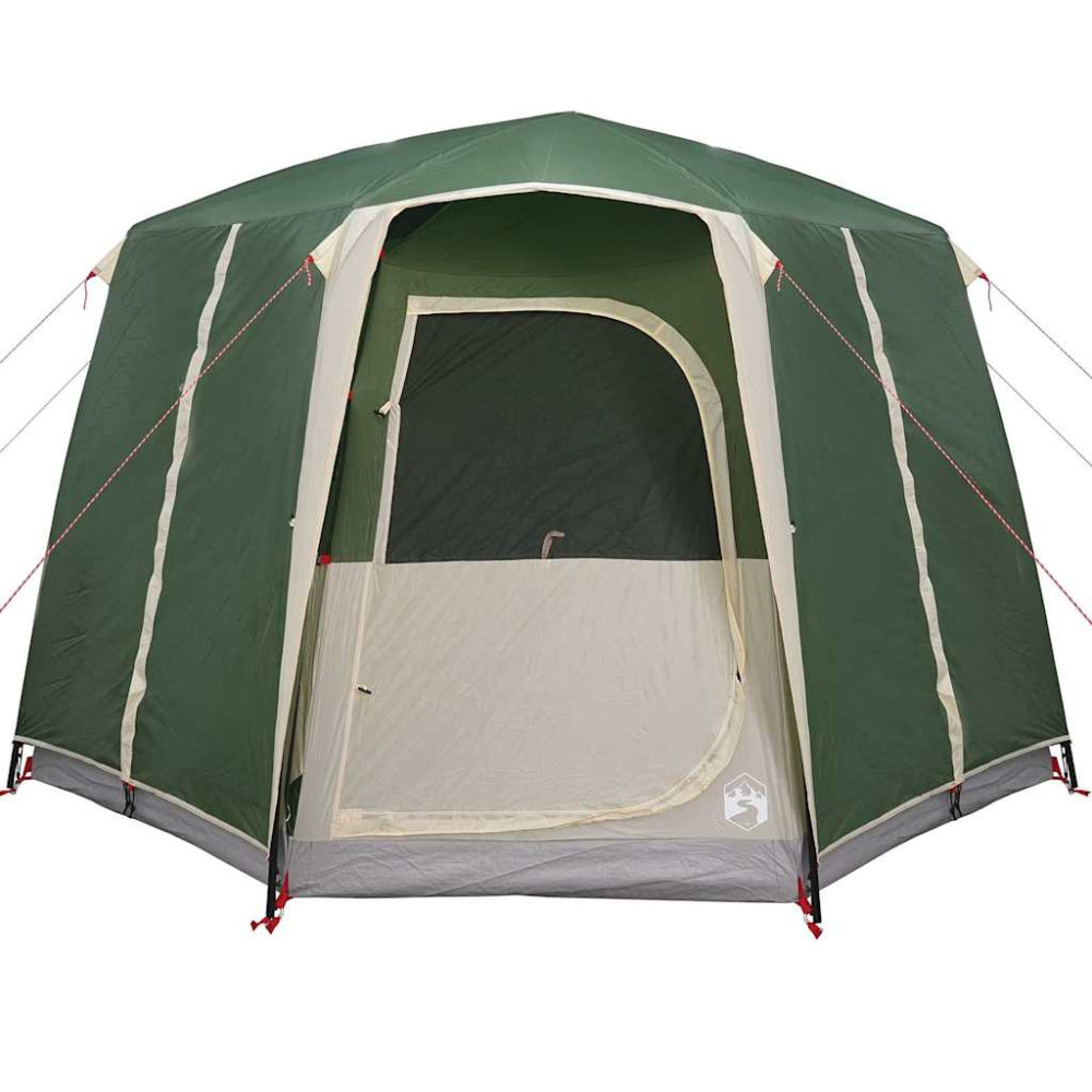 Produktbild för Kådtält för 3 personer med tak Grön och Vit 320 x 320 x 203 cm