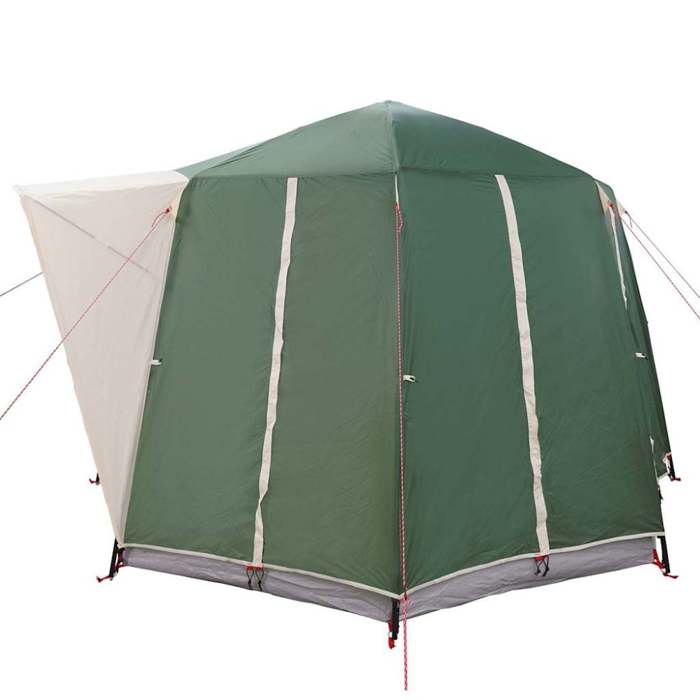 Produktbild för Kådtält för 3 personer med tak Grön och Vit 320 x 320 x 203 cm