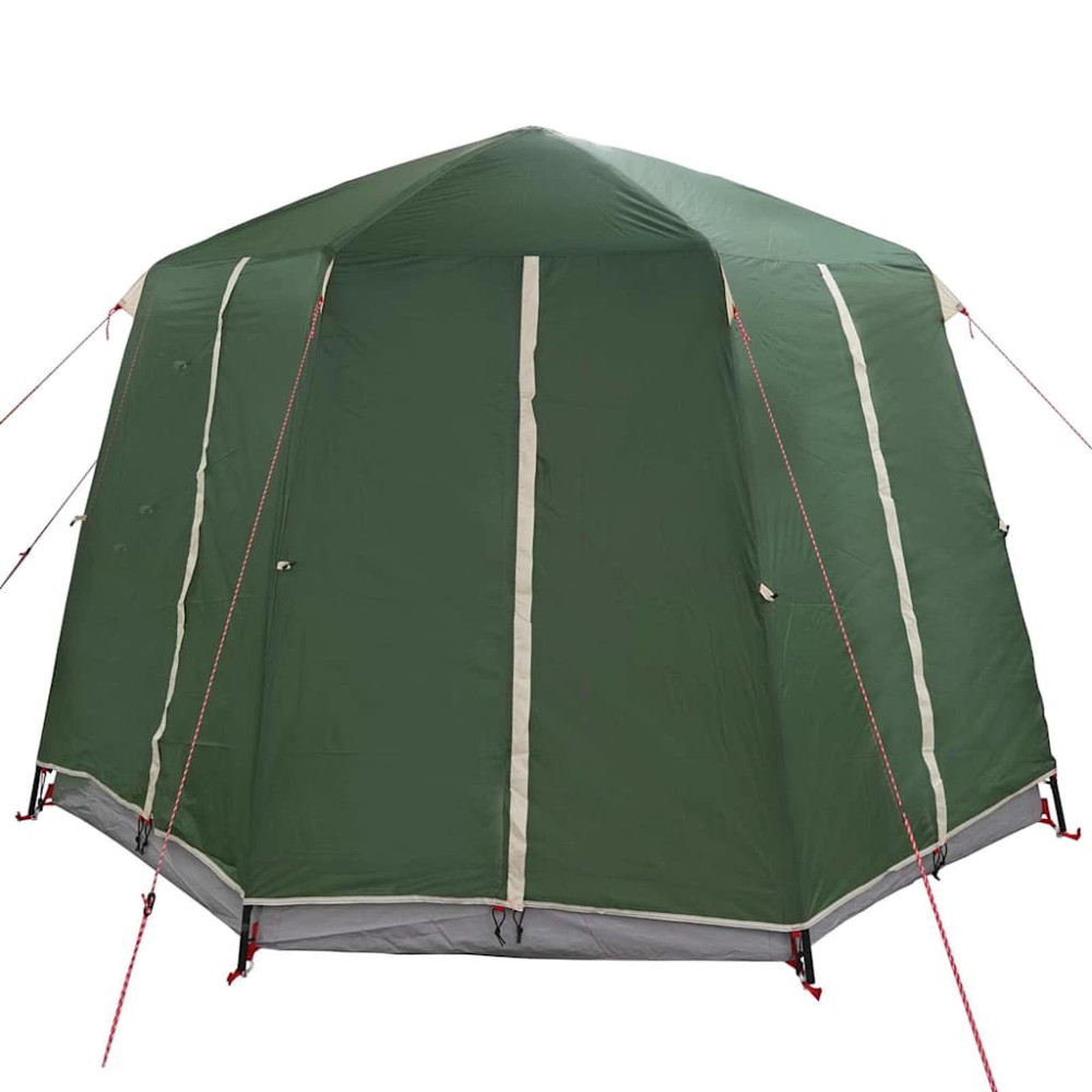 Produktbild för Kådtält för 3 personer med tak Grön och Vit 320 x 320 x 203 cm
