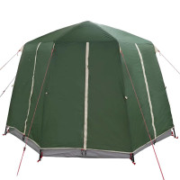 Produktbild för Kådtält för 3 personer med tak Grön och Vit 320 x 320 x 203 cm