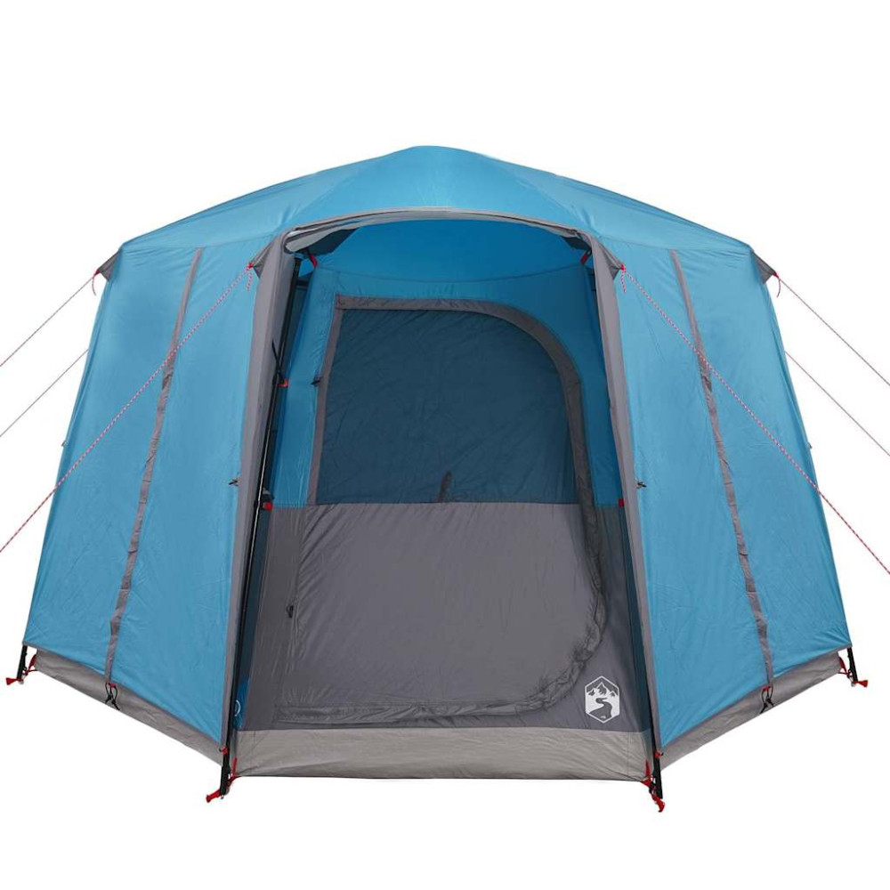 Produktbild för Kådtält för 3 personer med tak Blå och grå 320 x 320 x 203 cm