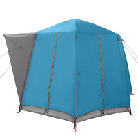 Produktbild för Kådtält för 3 personer med tak Blå och grå 320 x 320 x 203 cm