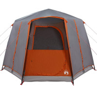 Produktbild för Kådtält för 3 personer Grå och orange 320 x 320 x 203 cm