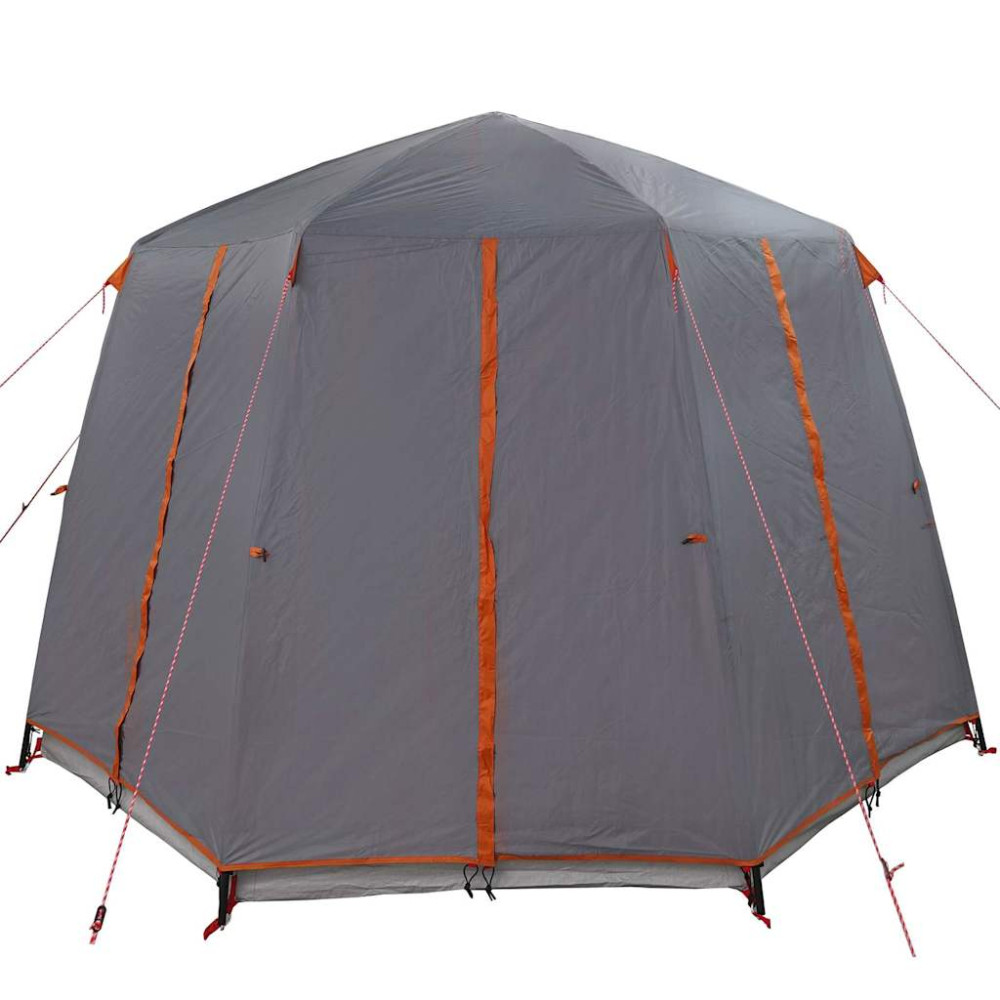 Produktbild för Kådtält för 3 personer Grå och orange 320 x 320 x 203 cm