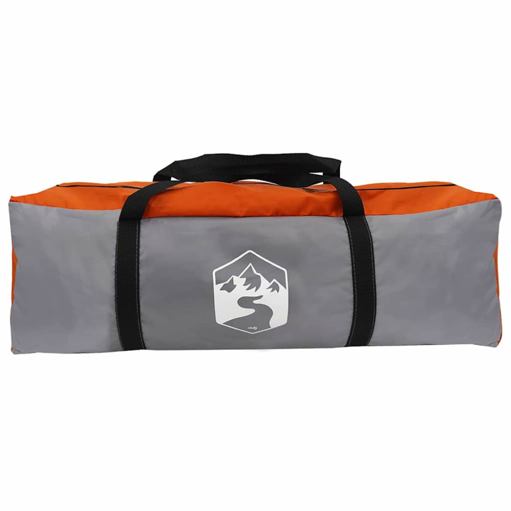 Produktbild för Kådtält för 3 personer Grå och orange 320 x 320 x 203 cm