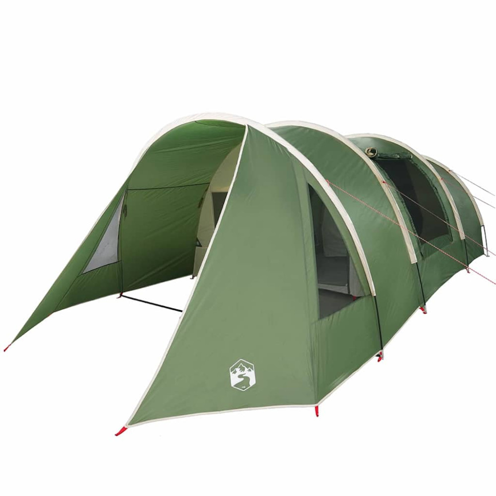 Produktbild för Tunnel Tält 4-Personer med tak Grön och Vit 778 x 356 x 210 cm