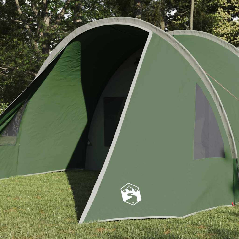Produktbild för Tunnel Tält 4-Personer med tak Grön och Vit 778 x 356 x 210 cm