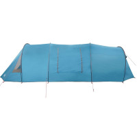 Produktbild för Tunnel Tält 4-Personer med tak Blå och grå 778 x 356 x 210 cm