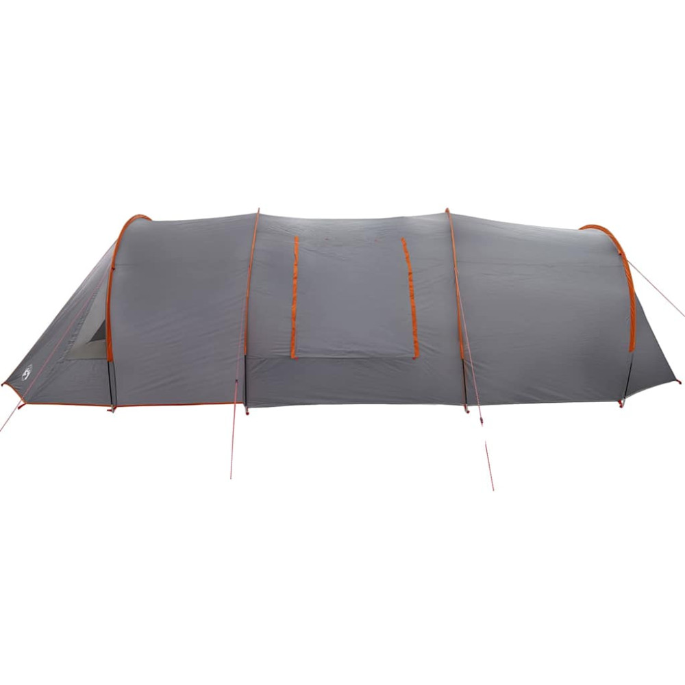 Produktbild för Tunnel Tält 4-Personer Grå och orange 778 x 356 x 210 cm
