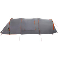 Produktbild för Tunnel Tält 4-Personer Grå och orange 778 x 356 x 210 cm