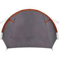 Produktbild för Tunnel Tält 4-Personer Grå och orange 778 x 356 x 210 cm