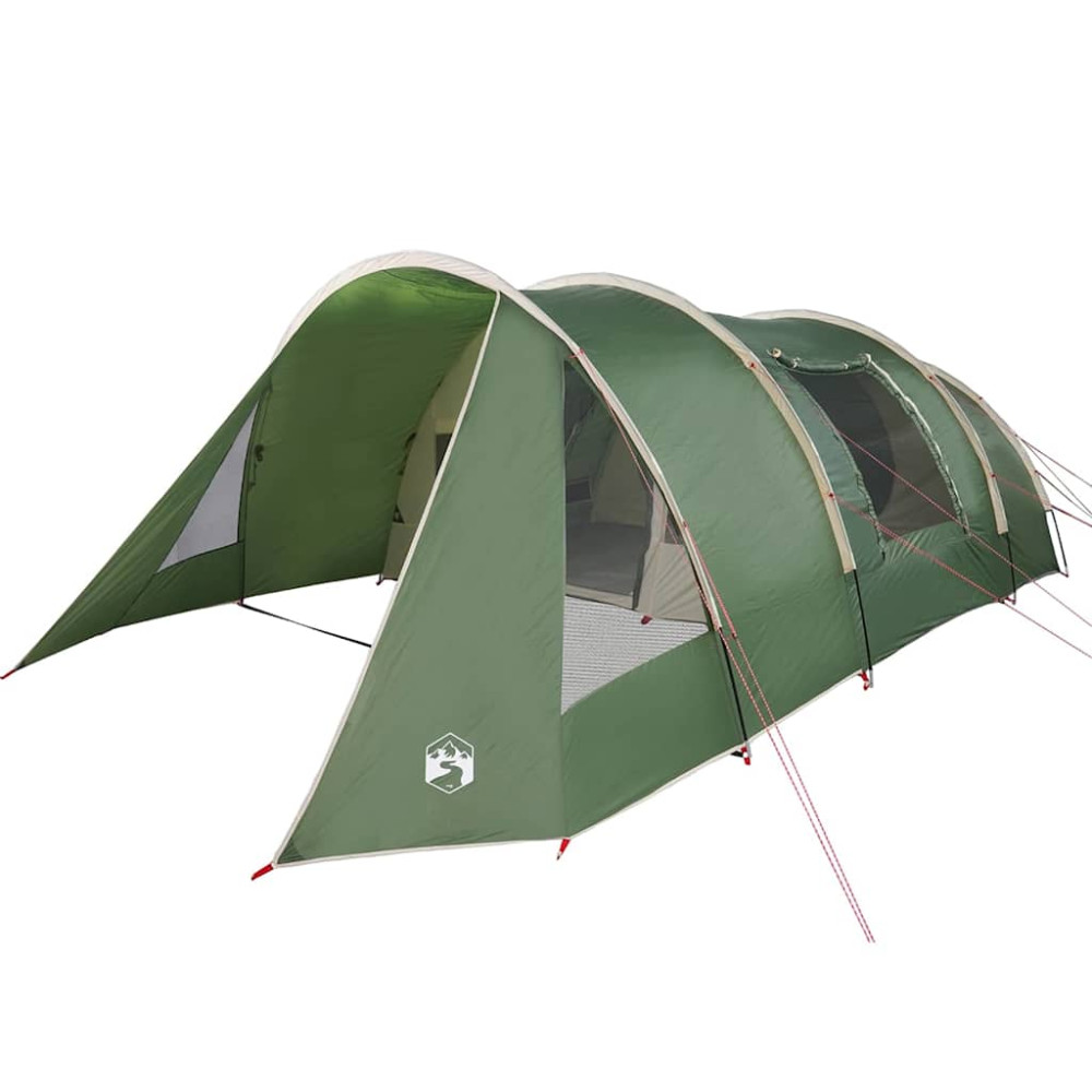 Produktbild för Tunnel Tält 5-Personer med tak Grön och Vit 805 x 405 x 211 cm