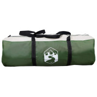 Produktbild för Tunnel Tält 5-Personer med tak Grön och Vit 805 x 405 x 211 cm