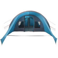 Produktbild för Tunnel Tält 5-Personer med tak Blå och grå 805 x 405 x 211 cm