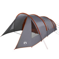 Produktbild för Tunnel Tält 5-Personer Grå och orange 805 x 405 x 211 cm