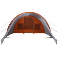 Produktbild för Tunnel Tält 5-Personer Grå och orange 805 x 405 x 211 cm