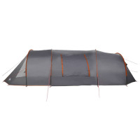 Produktbild för Tunnel Tält 5-Personer Grå och orange 805 x 405 x 211 cm