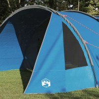 Produktbild för Tunnel Tent 6-Person med tak Blå och grå 890 x 470 x 220 cm