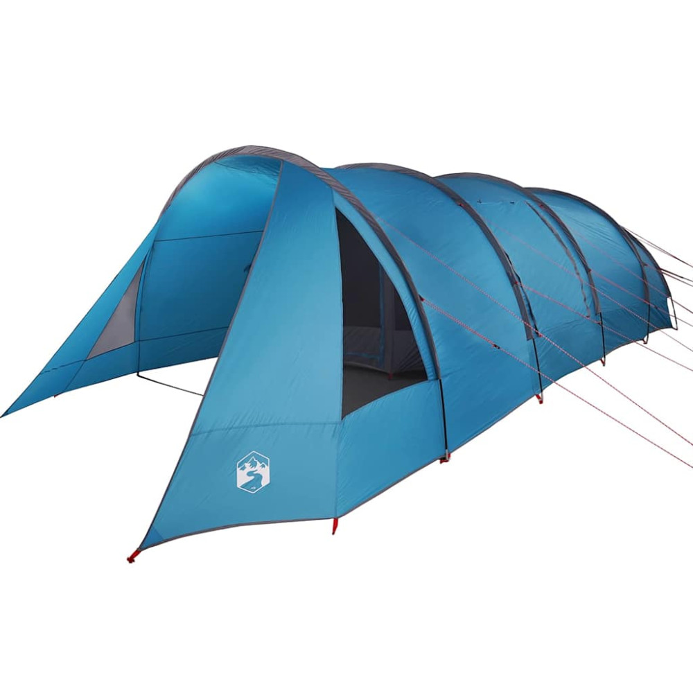 Produktbild för Tunnel Tent 6-Person med tak Blå och grå 890 x 470 x 220 cm
