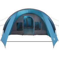 Produktbild för Tunnel Tent 6-Person med tak Blå och grå 890 x 470 x 220 cm