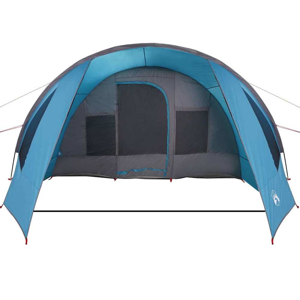 Produktbild för Tunnel Tent 6-Person med tak Blå och grå 890 x 470 x 220 cm