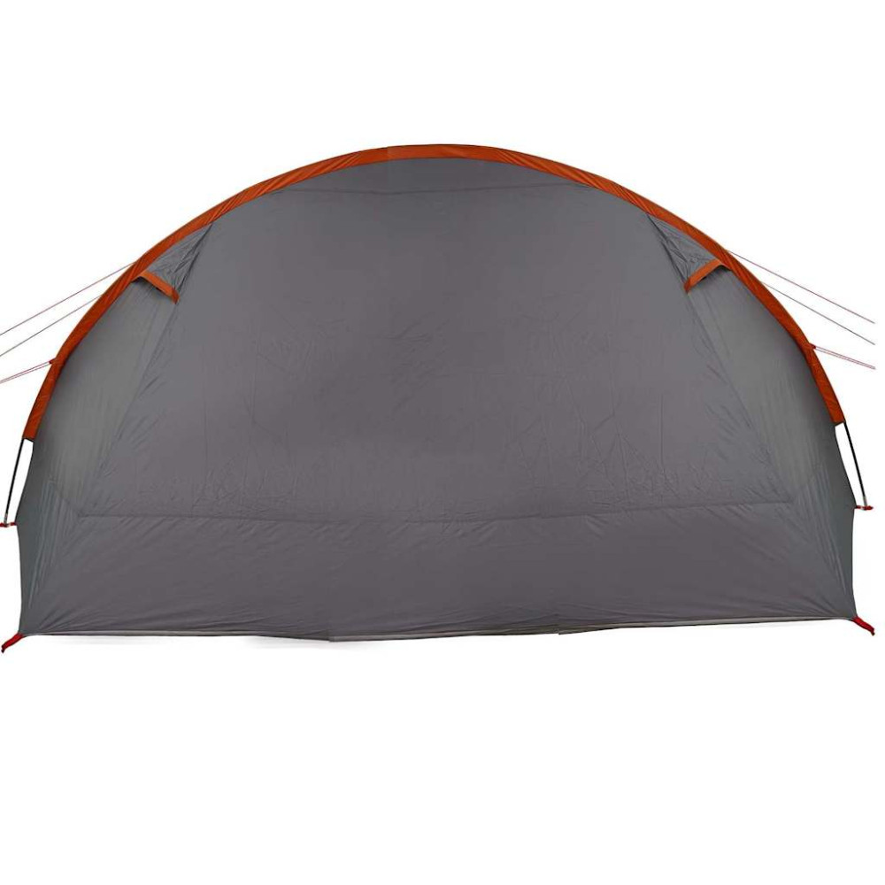 Produktbild för Tunnel Tent 6-Person med tak Grå och orange 890 x 470 x 220 cm
