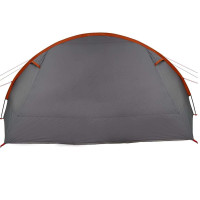Produktbild för Tunnel Tent 6-Person med tak Grå och orange 890 x 470 x 220 cm