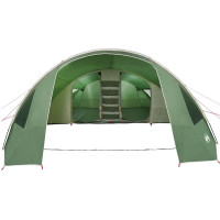 Produktbild för Tunnel tält för 6 personer Grön och Vit 700 x 590 x 215 cm