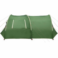 Produktbild för Tunnel tält för 6 personer Grön och Vit 700 x 590 x 215 cm