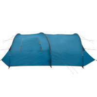 Produktbild för Tunnel tält för 6 personer Blå och grå 700 x 590 x 215 cm