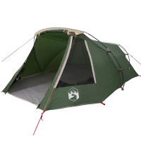 Produktbild för Tunnel Tent 3-Person med tak Grön och Vit 328 x 228 x 115 cm