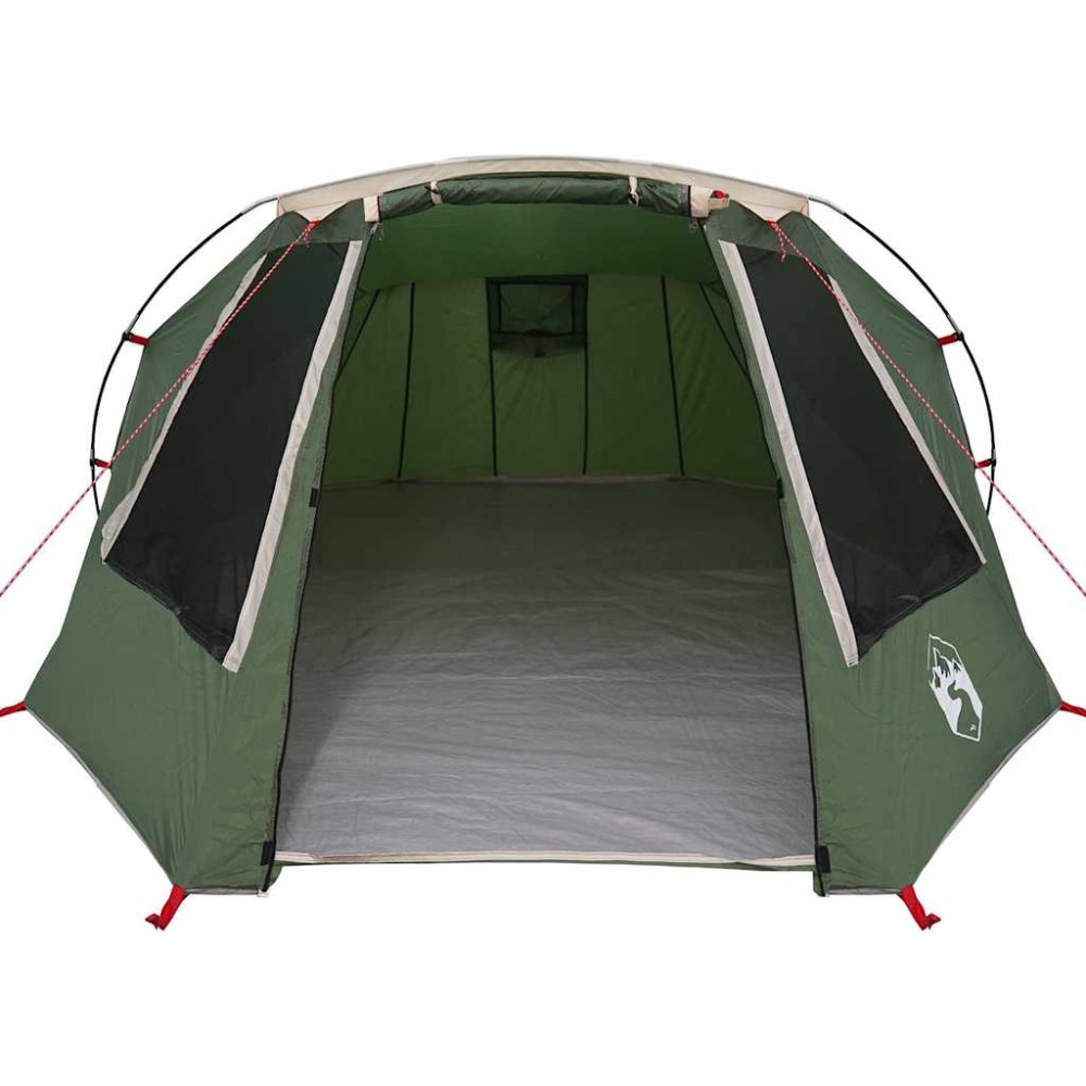 Produktbild för Tunnel Tent 3-Person med tak Grön och Vit 328 x 228 x 115 cm