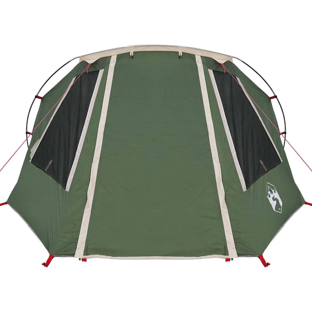 Produktbild för Tunnel Tent 3-Person med tak Grön och Vit 328 x 228 x 115 cm