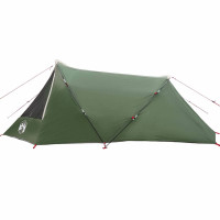 Produktbild för Tunnel Tent 3-Person med tak Grön och Vit 328 x 228 x 115 cm