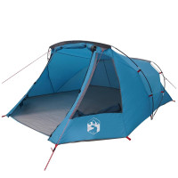 Produktbild för Tunnel Tent 3-Person med tak Blå och grå 328 x 228 x 115 cm