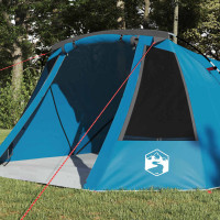 Produktbild för Tunnel Tent 3-Person med tak Blå och grå 328 x 228 x 115 cm