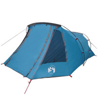 Produktbild för Tunnel Tent 3-Person med tak Blå och grå 328 x 228 x 115 cm