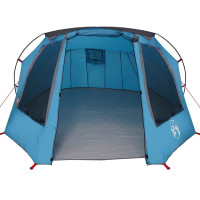 Produktbild för Tunnel Tent 3-Person med tak Blå och grå 328 x 228 x 115 cm